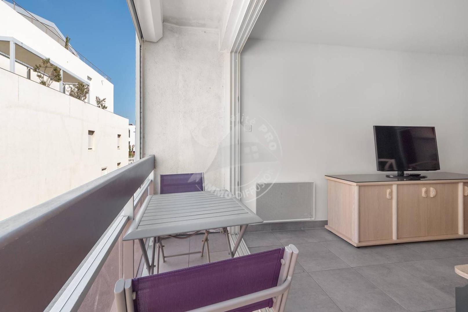 As21512 - Studio Cabine Vue Mer Laterale Avec Parking Prive A 20M De La Plage Le Grau-du-Roi Exterior foto