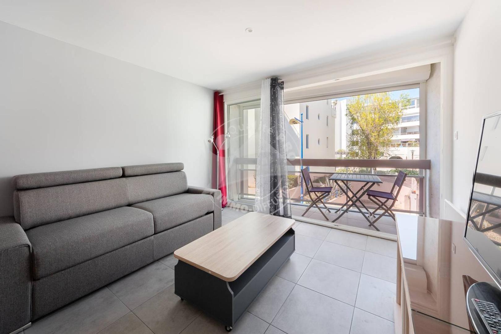As21512 - Studio Cabine Vue Mer Laterale Avec Parking Prive A 20M De La Plage Le Grau-du-Roi Exterior foto